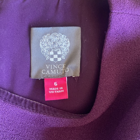 Vince Camuto purple dress a-line with pockets size 6 - Picture 3 of 3